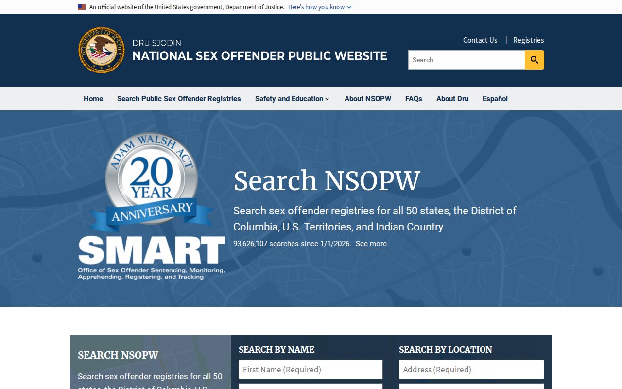 National cross-state sex offender search for Benton County safety checks